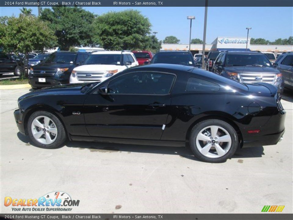2014 Ford Mustang GT Coupe Black / Charcoal Black Photo #8