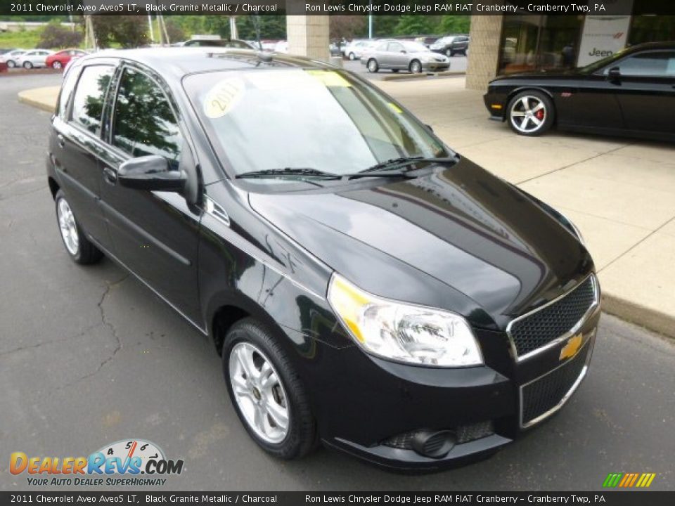2011 Chevrolet Aveo Aveo5 LT Black Granite Metallic / Charcoal Photo #2