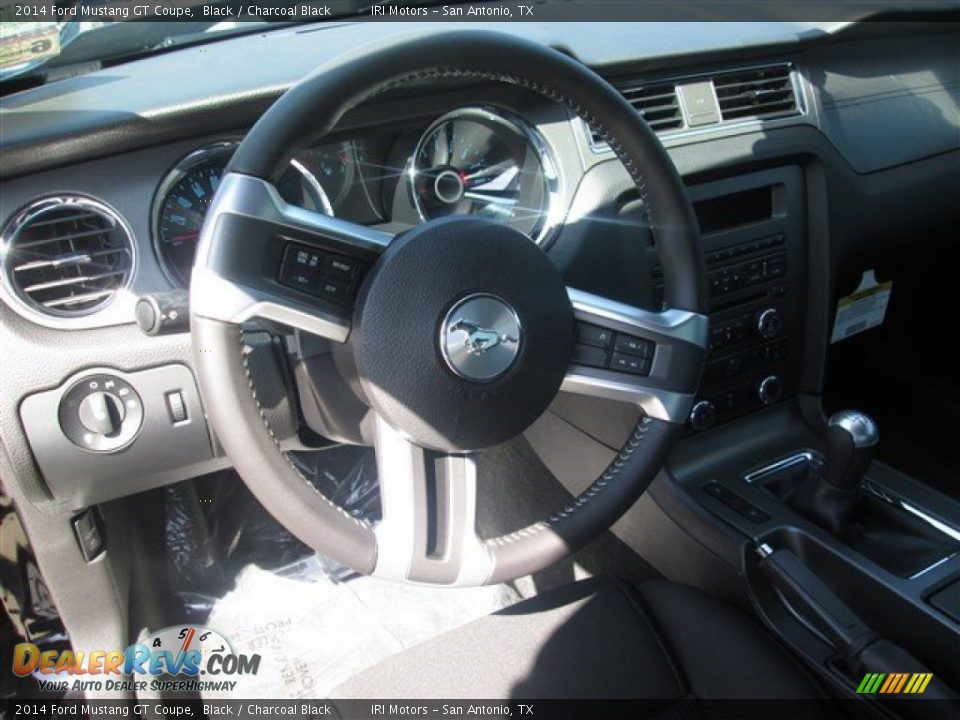 2014 Ford Mustang GT Coupe Black / Charcoal Black Photo #12