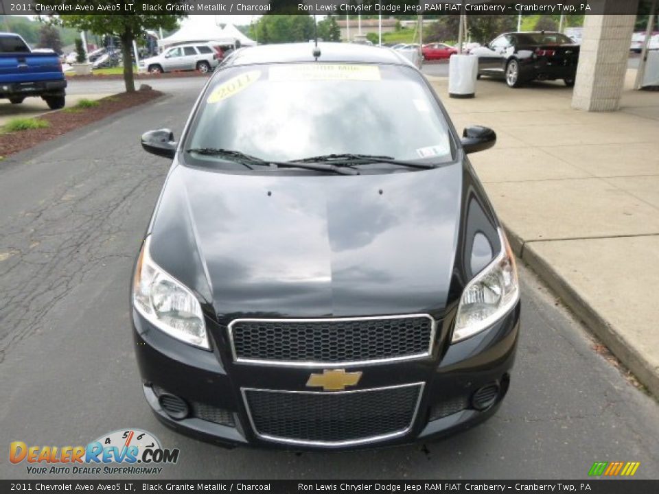 2011 Chevrolet Aveo Aveo5 LT Black Granite Metallic / Charcoal Photo #3