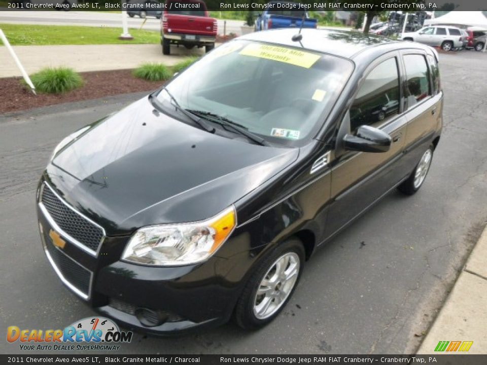 2011 Chevrolet Aveo Aveo5 LT Black Granite Metallic / Charcoal Photo #4