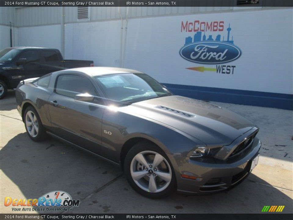 2014 Ford Mustang GT Coupe Sterling Gray / Charcoal Black Photo #1