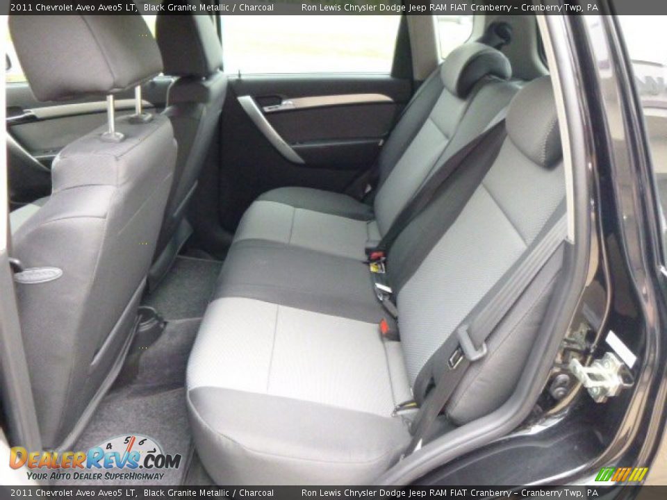 2011 Chevrolet Aveo Aveo5 LT Black Granite Metallic / Charcoal Photo #12