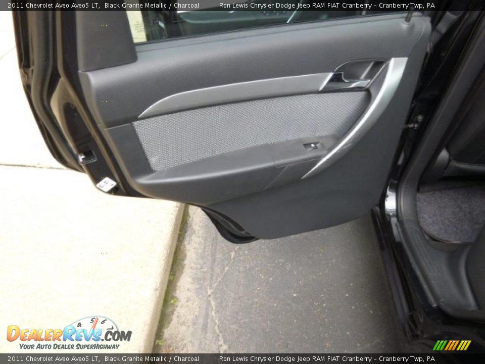 2011 Chevrolet Aveo Aveo5 LT Black Granite Metallic / Charcoal Photo #13