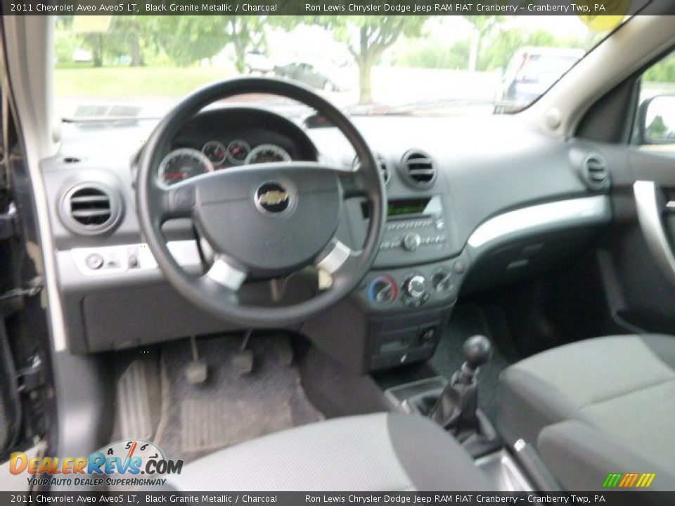 2011 Chevrolet Aveo Aveo5 LT Black Granite Metallic / Charcoal Photo #14