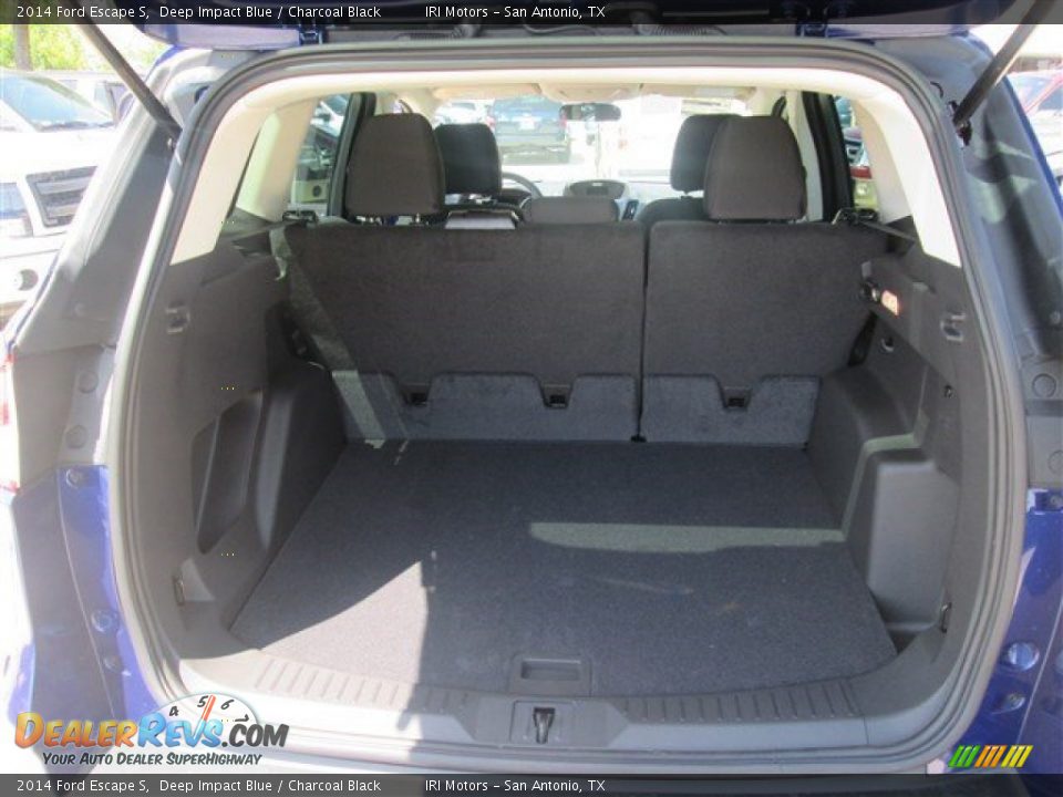 2014 Ford Escape S Deep Impact Blue / Charcoal Black Photo #14