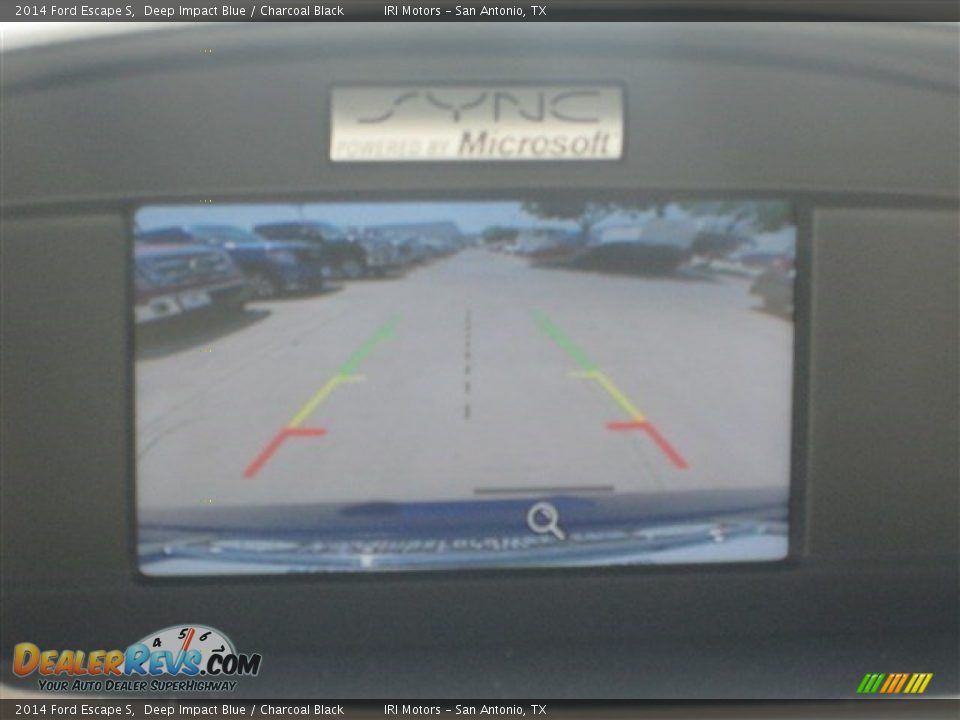 2014 Ford Escape S Deep Impact Blue / Charcoal Black Photo #16