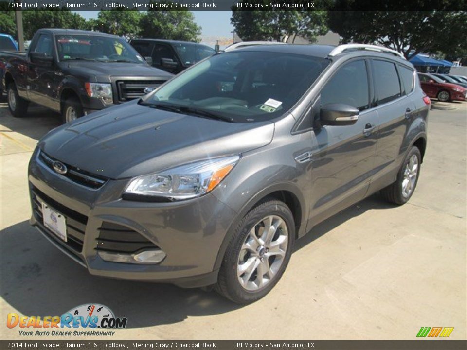 2014 Ford Escape Titanium 1.6L EcoBoost Sterling Gray / Charcoal Black Photo #1