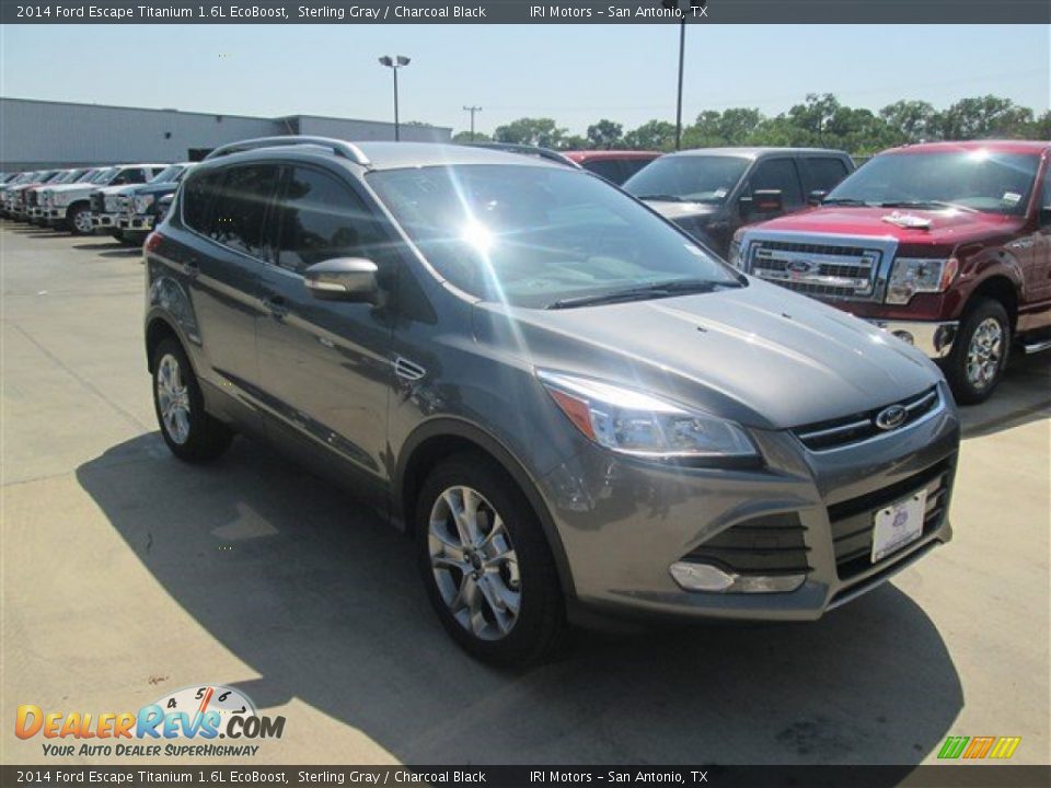 2014 Ford Escape Titanium 1.6L EcoBoost Sterling Gray / Charcoal Black Photo #3