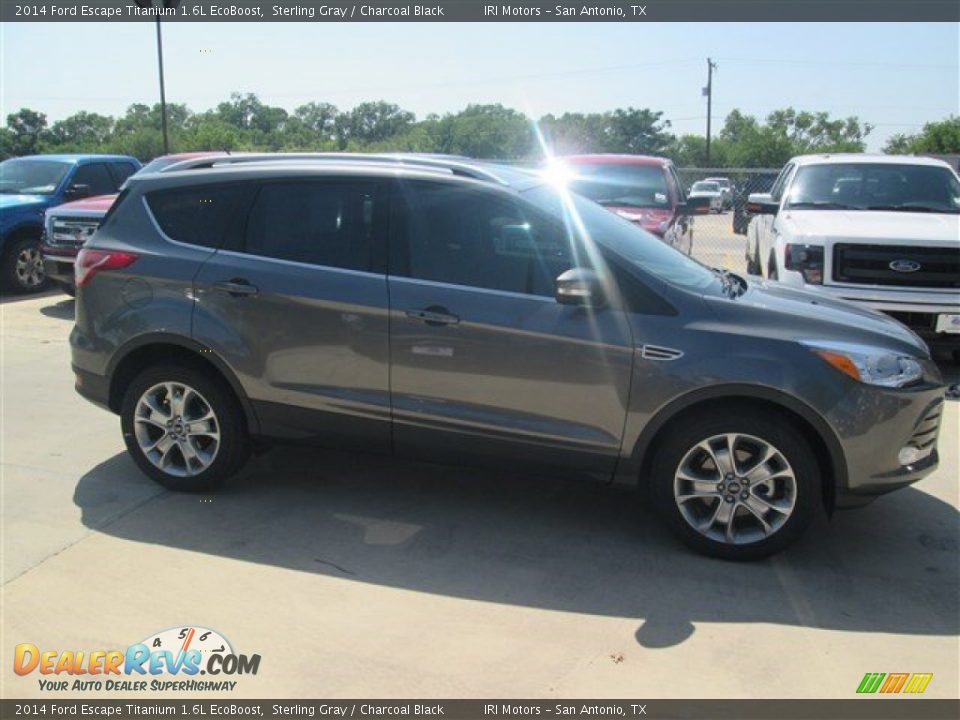 2014 Ford Escape Titanium 1.6L EcoBoost Sterling Gray / Charcoal Black Photo #4