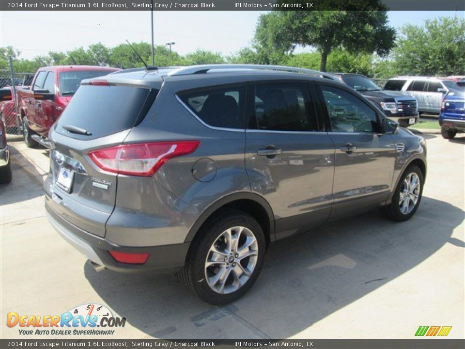 2014 Ford Escape Titanium 1.6L EcoBoost Sterling Gray / Charcoal Black Photo #5