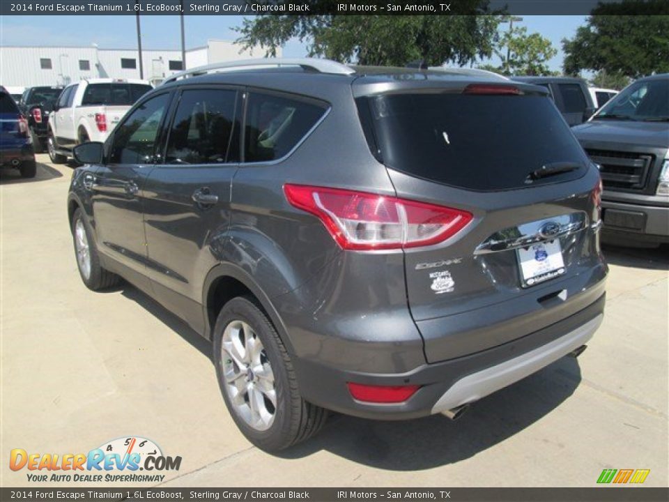 2014 Ford Escape Titanium 1.6L EcoBoost Sterling Gray / Charcoal Black Photo #7