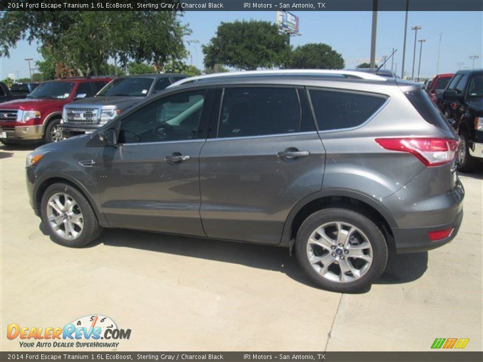 2014 Ford Escape Titanium 1.6L EcoBoost Sterling Gray / Charcoal Black Photo #8