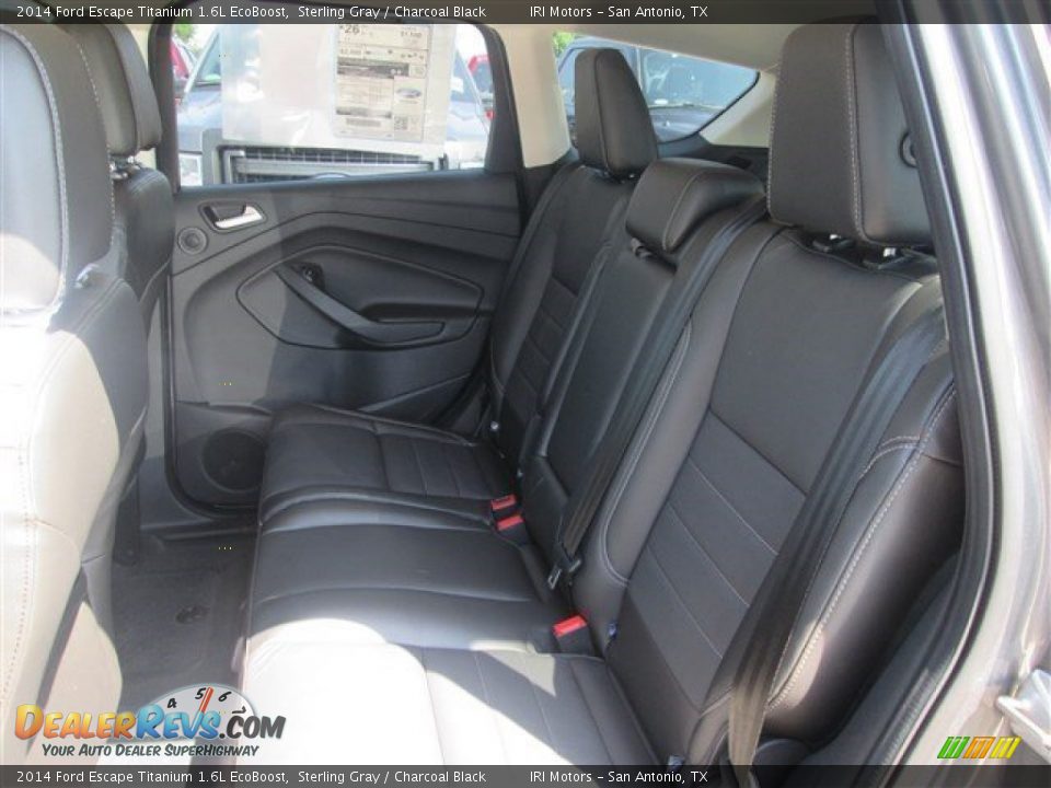 2014 Ford Escape Titanium 1.6L EcoBoost Sterling Gray / Charcoal Black Photo #12