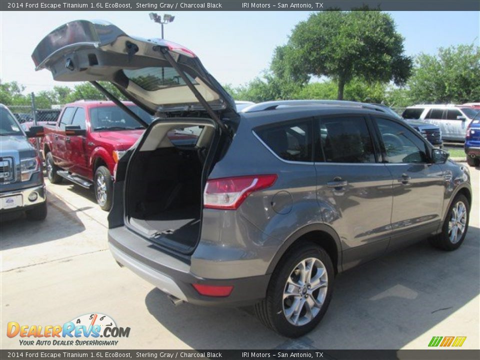 2014 Ford Escape Titanium 1.6L EcoBoost Sterling Gray / Charcoal Black Photo #14