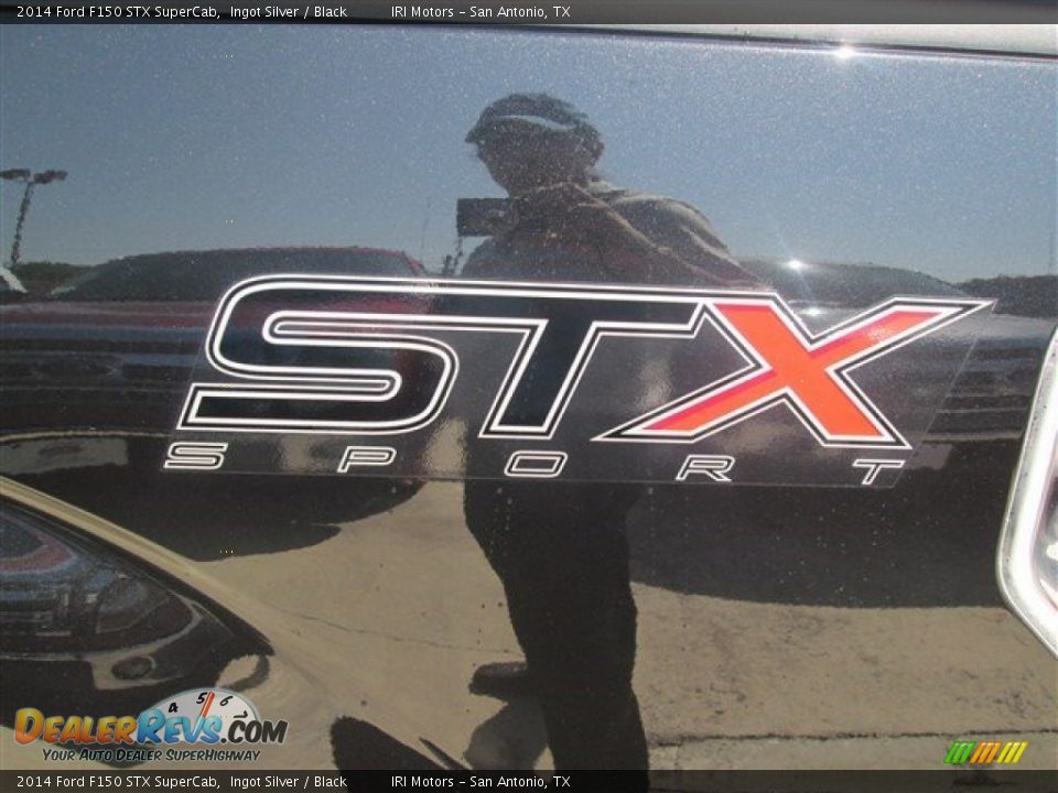 2014 Ford F150 STX SuperCab Ingot Silver / Black Photo #27