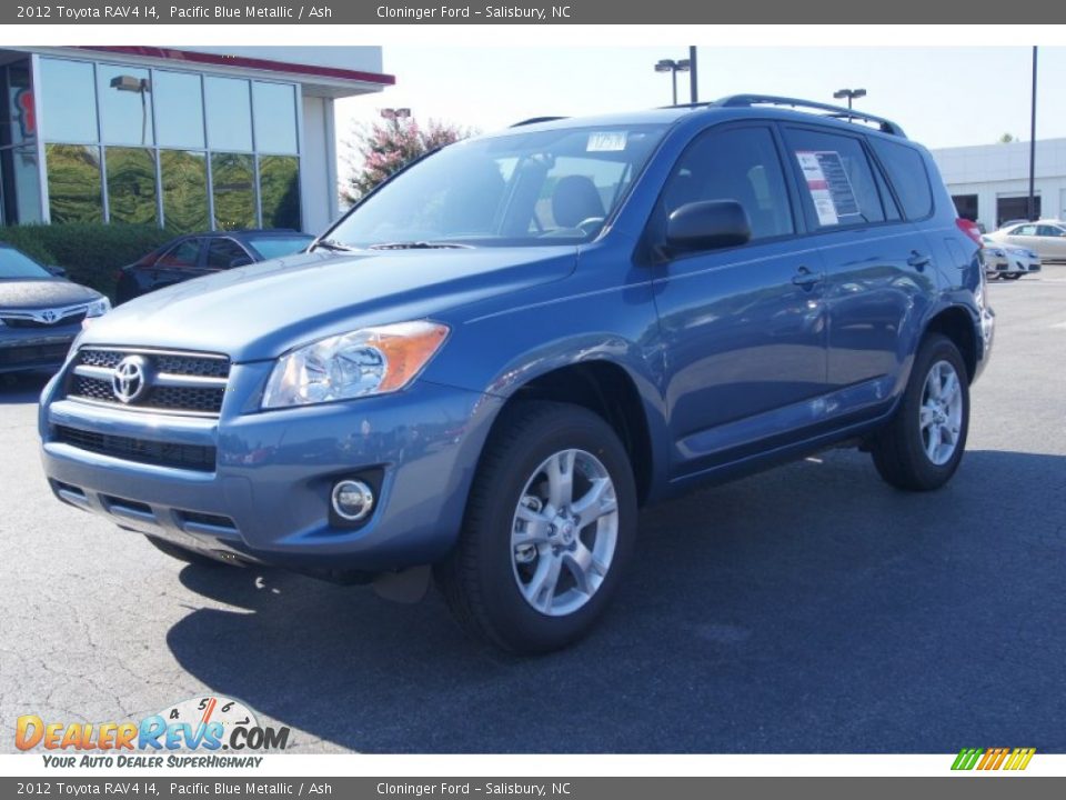 2012 Toyota RAV4 I4 Pacific Blue Metallic / Ash Photo #3