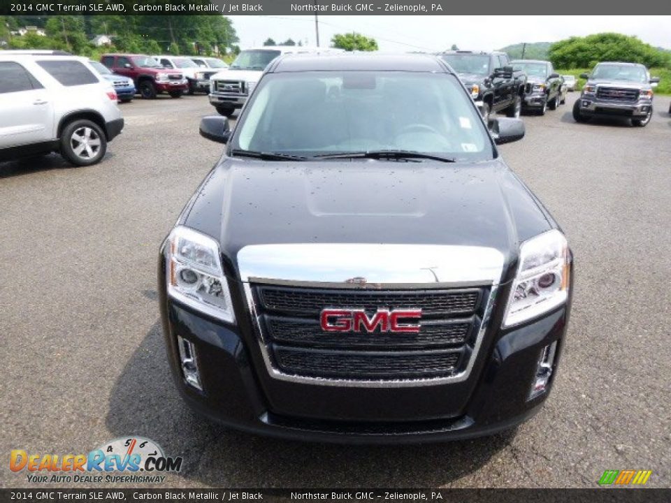 2014 GMC Terrain SLE AWD Carbon Black Metallic / Jet Black Photo #2