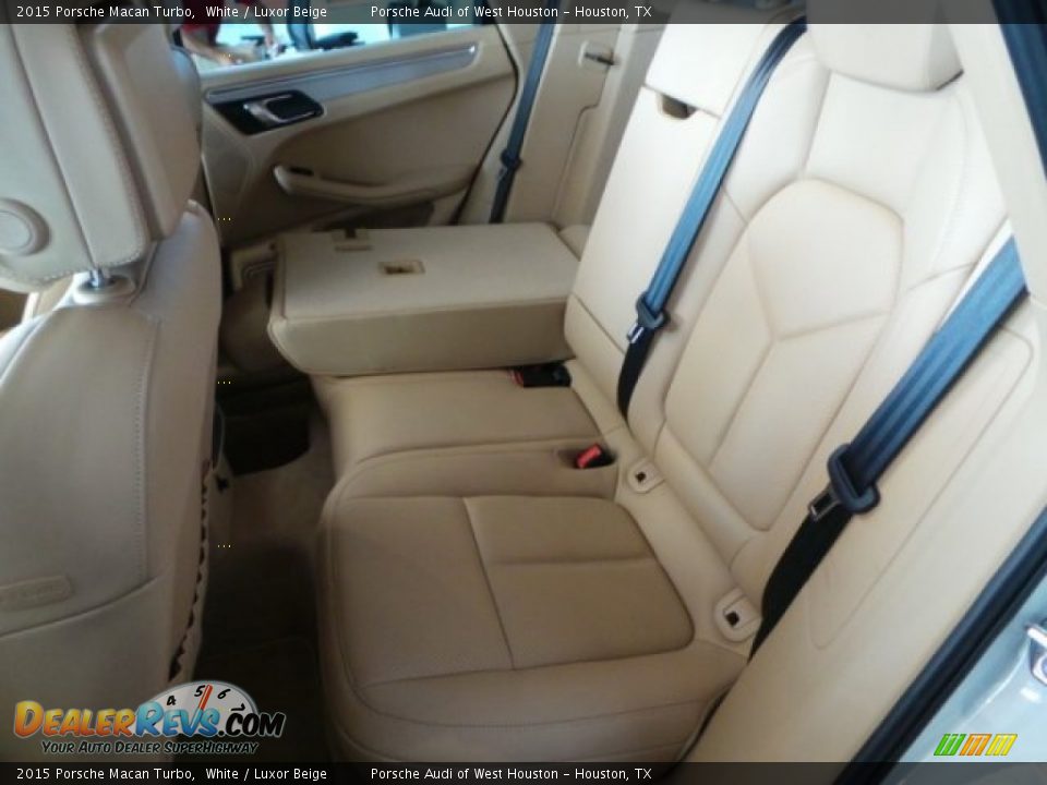 Rear Seat of 2015 Porsche Macan Turbo Photo #25