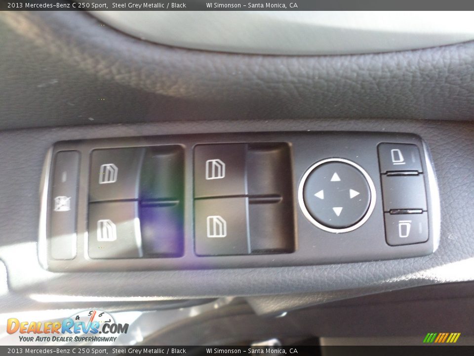 2013 Mercedes-Benz C 250 Sport Steel Grey Metallic / Black Photo #8