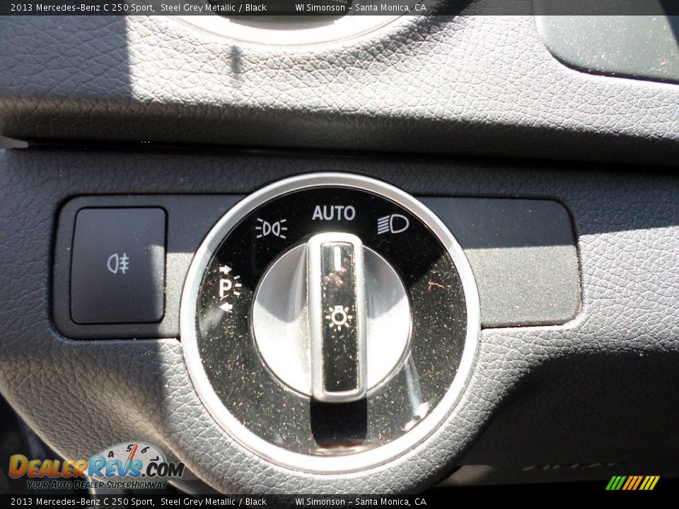 2013 Mercedes-Benz C 250 Sport Steel Grey Metallic / Black Photo #9