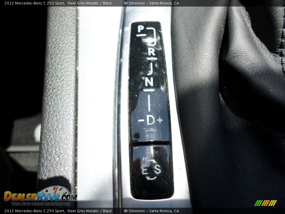 2013 Mercedes-Benz C 250 Sport Steel Grey Metallic / Black Photo #12
