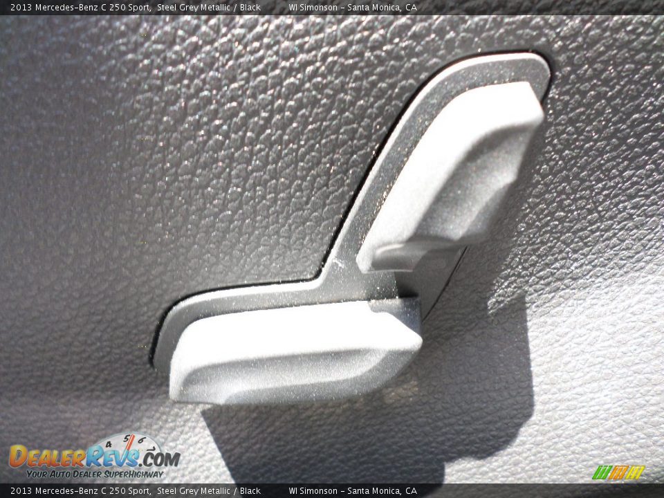 2013 Mercedes-Benz C 250 Sport Steel Grey Metallic / Black Photo #20