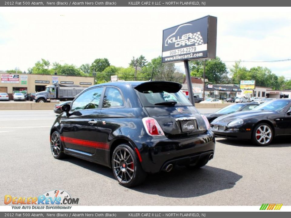 2012 Fiat 500 Abarth Nero (Black) / Abarth Nero Cloth (Black) Photo #3