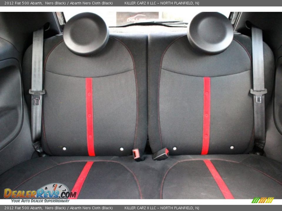 2012 Fiat 500 Abarth Nero (Black) / Abarth Nero Cloth (Black) Photo #8