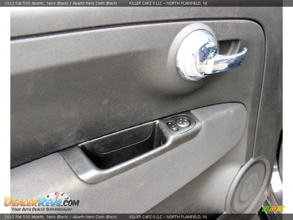 2012 Fiat 500 Abarth Nero (Black) / Abarth Nero Cloth (Black) Photo #10