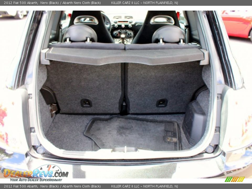2012 Fiat 500 Abarth Nero (Black) / Abarth Nero Cloth (Black) Photo #27