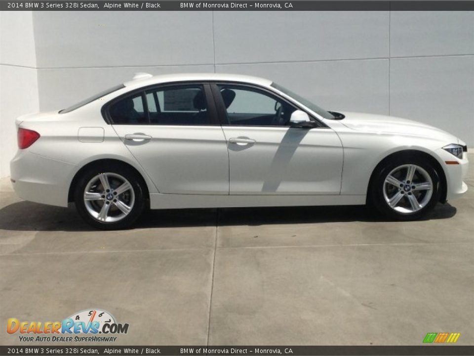 2014 BMW 3 Series 328i Sedan Alpine White / Black Photo #2
