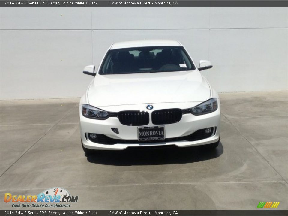 2014 BMW 3 Series 328i Sedan Alpine White / Black Photo #3