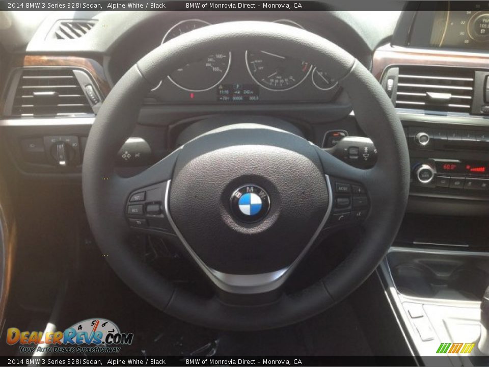 2014 BMW 3 Series 328i Sedan Alpine White / Black Photo #9