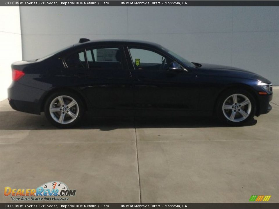 2014 BMW 3 Series 328i Sedan Imperial Blue Metallic / Black Photo #2