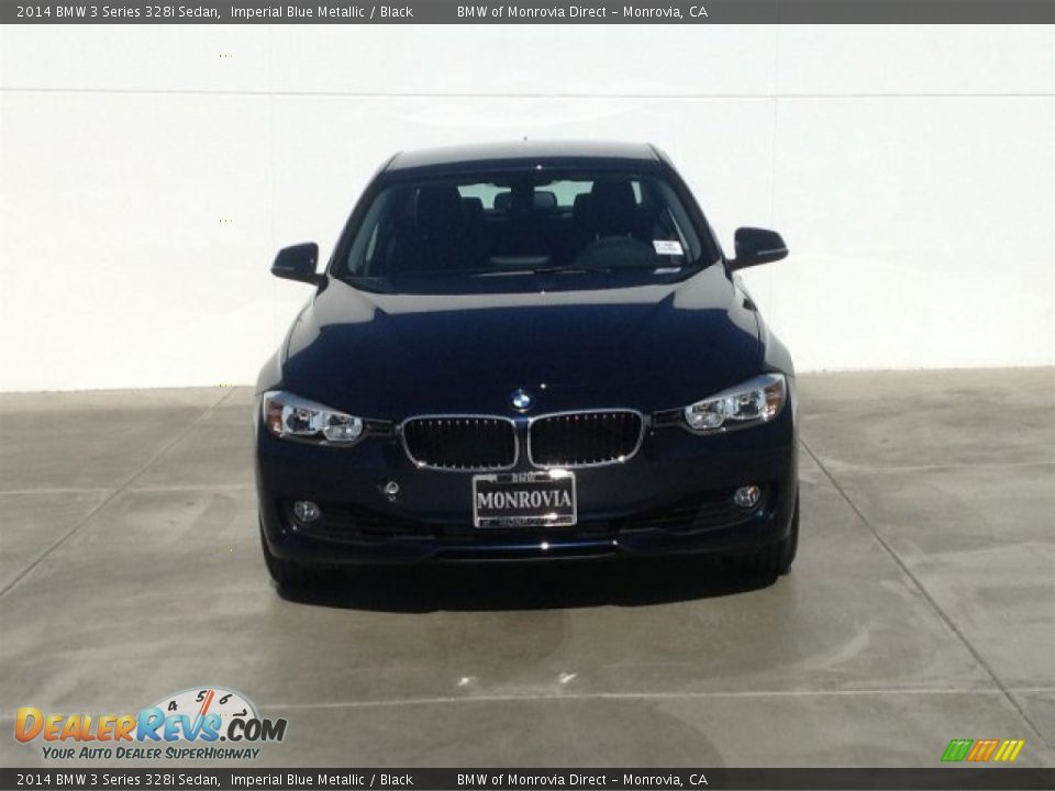 2014 BMW 3 Series 328i Sedan Imperial Blue Metallic / Black Photo #3
