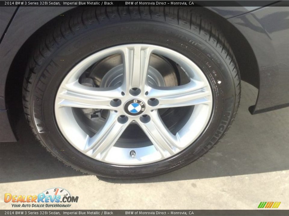 2014 BMW 3 Series 328i Sedan Imperial Blue Metallic / Black Photo #4