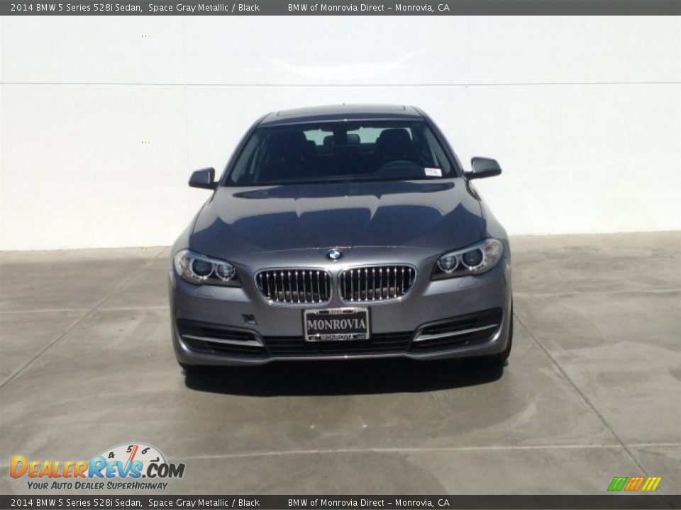 2014 BMW 5 Series 528i Sedan Space Gray Metallic / Black Photo #3