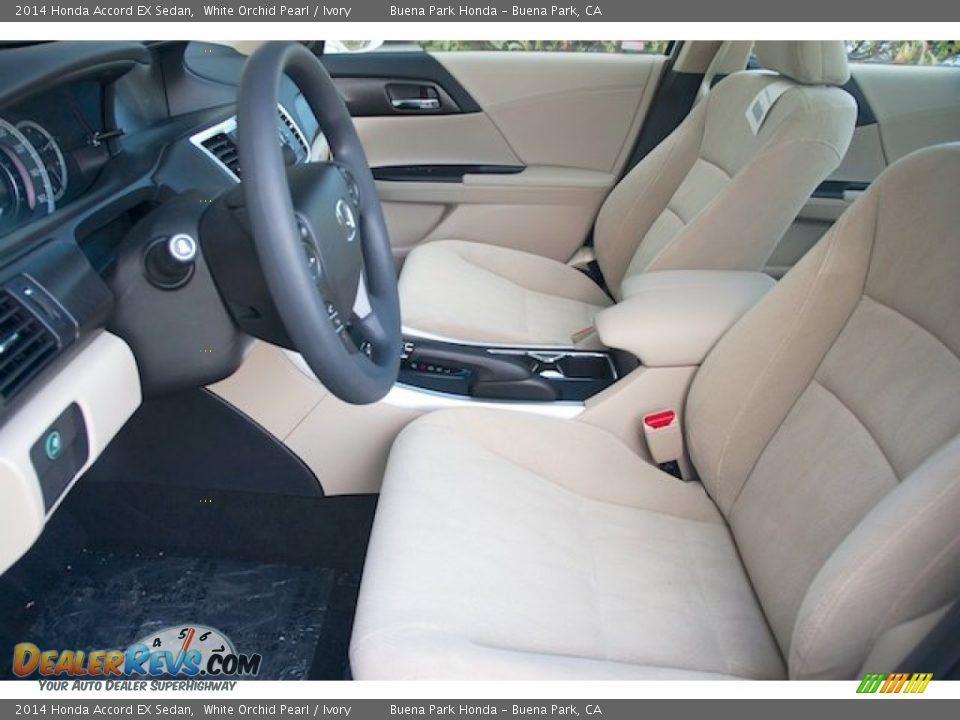 2014 Honda Accord EX Sedan White Orchid Pearl / Ivory Photo #9