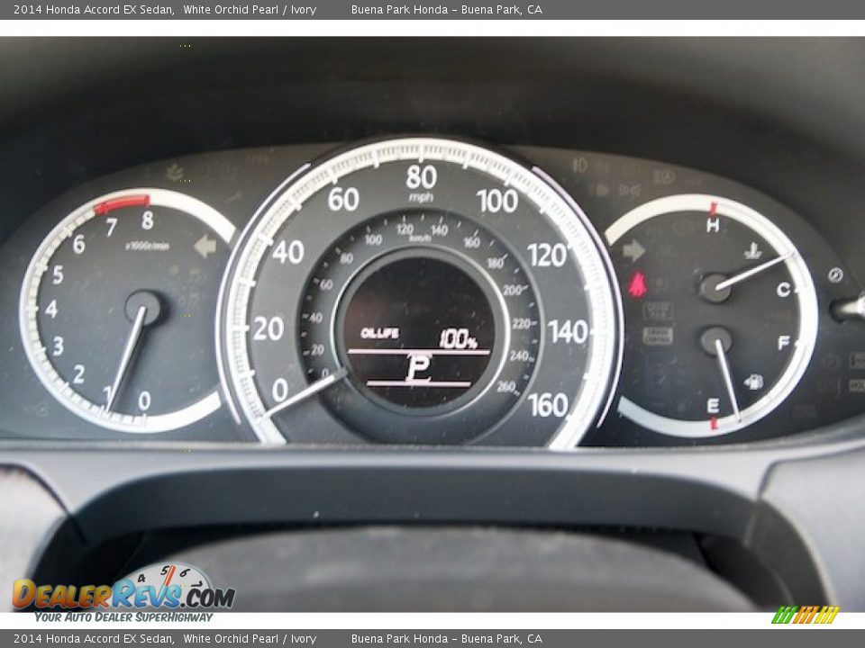 2014 Honda Accord EX Sedan White Orchid Pearl / Ivory Photo #18