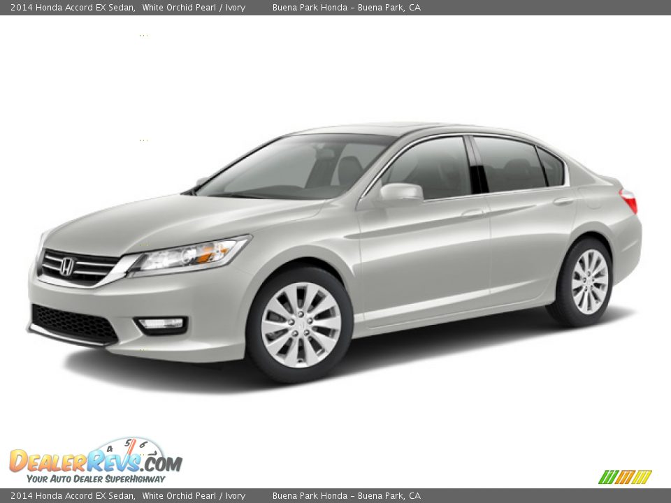 2014 Honda Accord EX Sedan White Orchid Pearl / Ivory Photo #21