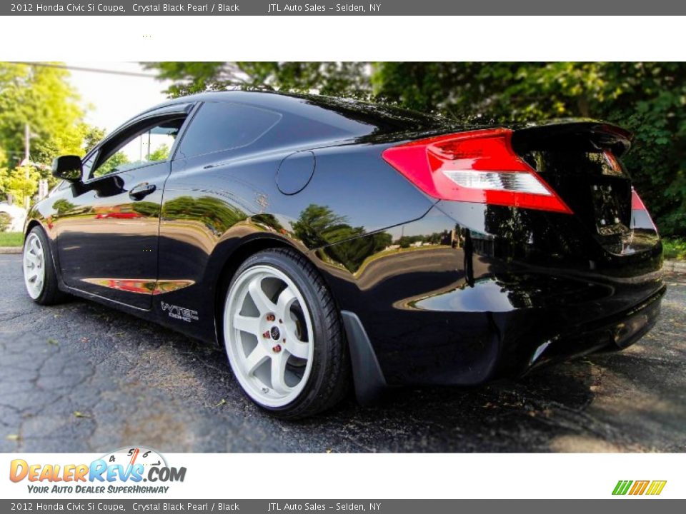 2012 Honda Civic Si Coupe Crystal Black Pearl / Black Photo #4