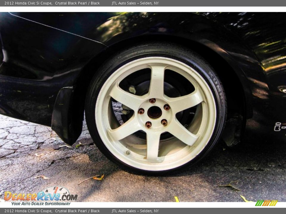 2012 Honda Civic Si Coupe Crystal Black Pearl / Black Photo #10