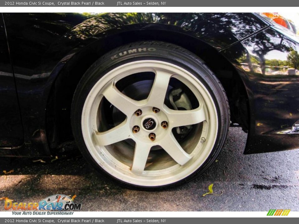 2012 Honda Civic Si Coupe Crystal Black Pearl / Black Photo #11