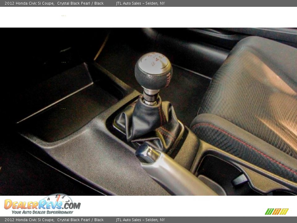 2012 Honda Civic Si Coupe Crystal Black Pearl / Black Photo #21