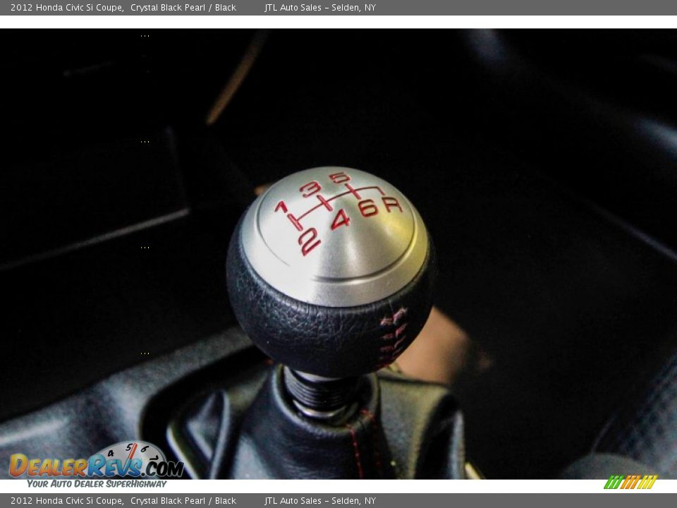 2012 Honda Civic Si Coupe Crystal Black Pearl / Black Photo #22