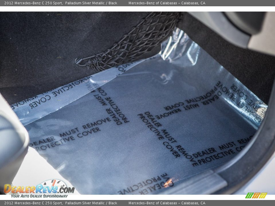 2012 Mercedes-Benz C 250 Sport Palladium Silver Metallic / Black Photo #24