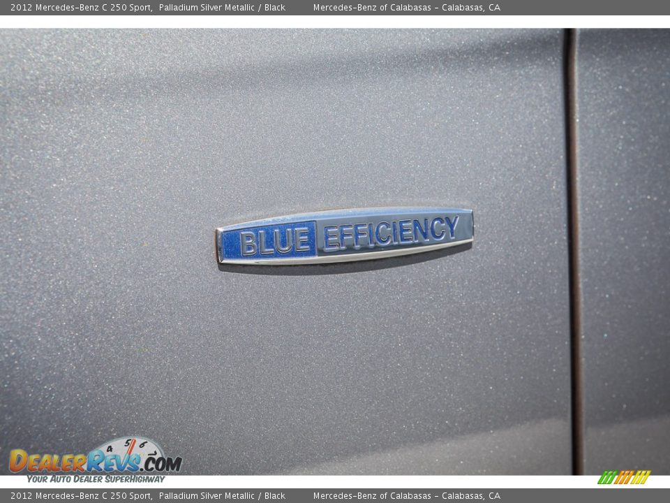 2012 Mercedes-Benz C 250 Sport Palladium Silver Metallic / Black Photo #29