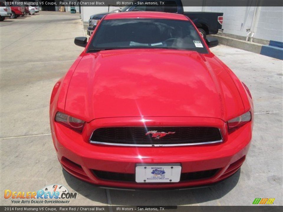 2014 Ford Mustang V6 Coupe Race Red / Charcoal Black Photo #1