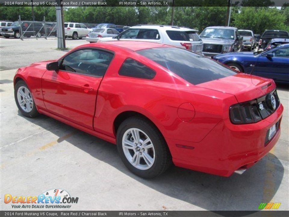 2014 Ford Mustang V6 Coupe Race Red / Charcoal Black Photo #4